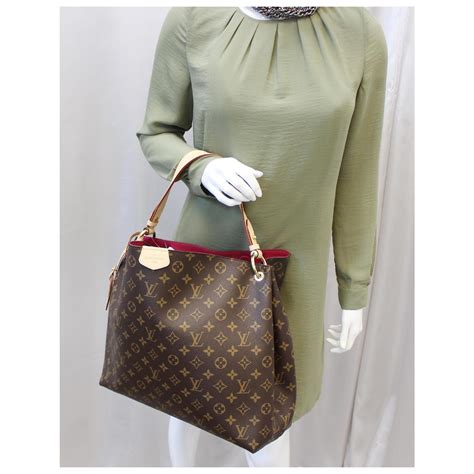 gray louis vuitton bag|louis vuitton graceful mm monogram.